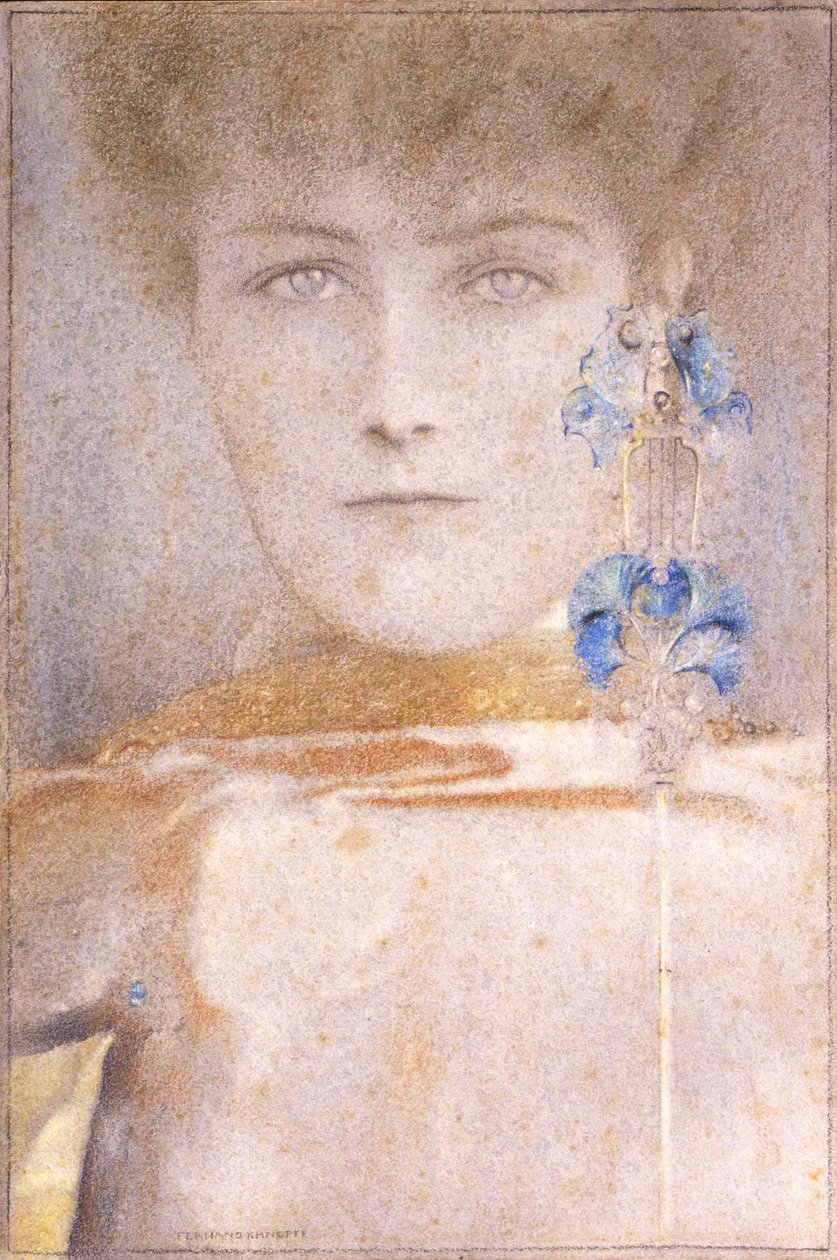 Wit masker door Fernand Khnopff