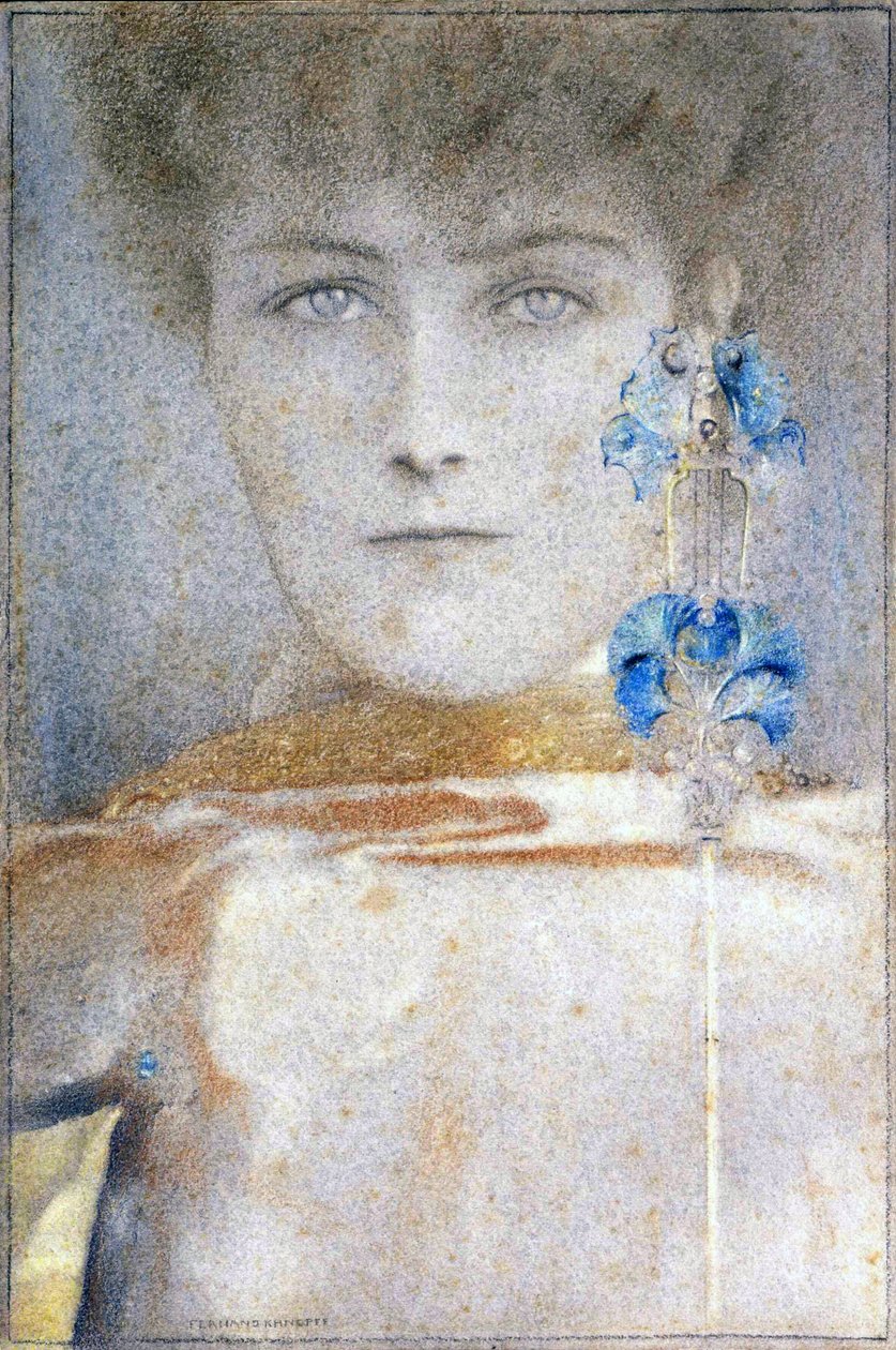 Wit masker door Fernand Khnopff