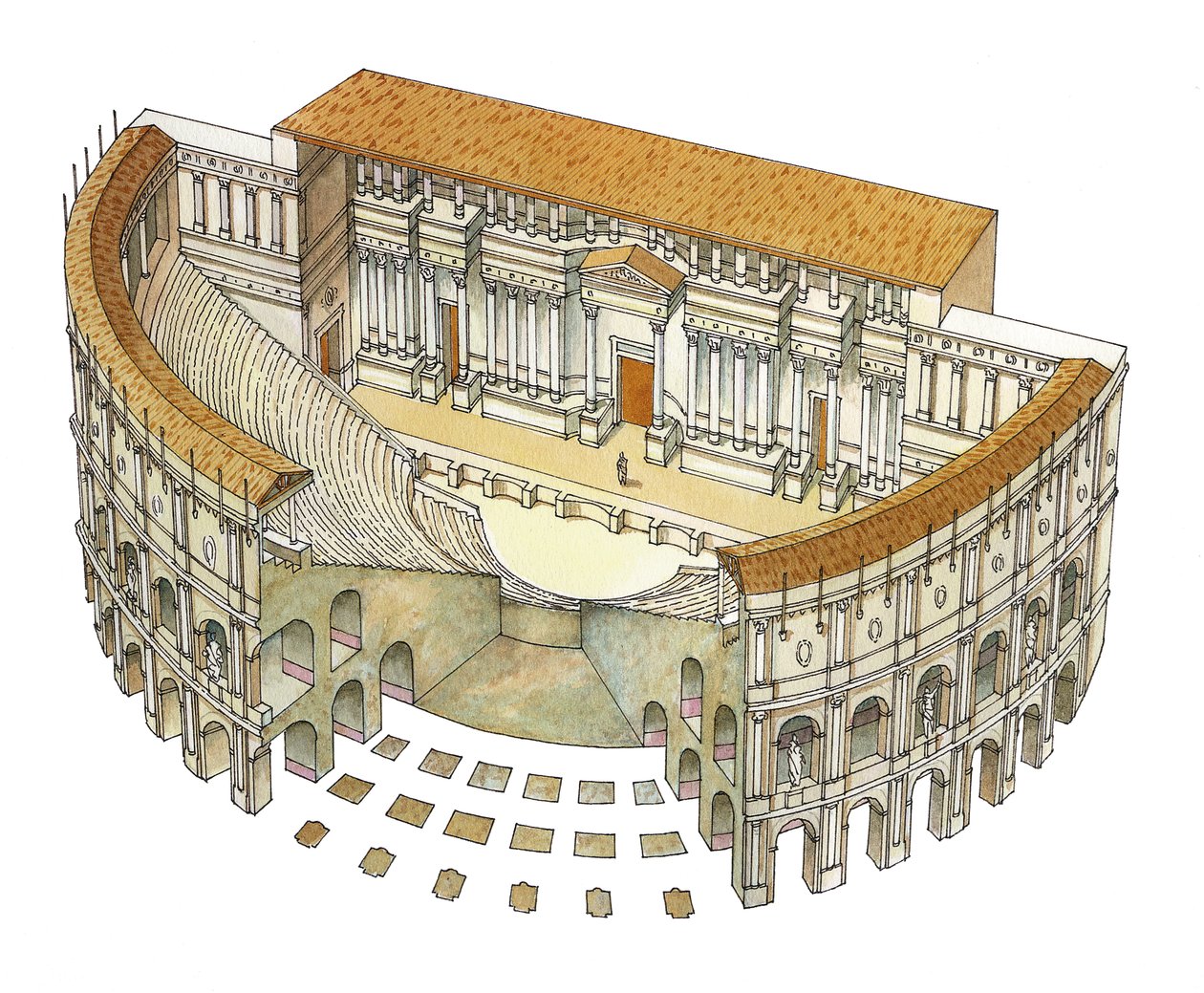 Romeins theater door Fernando Aznar Cenamor