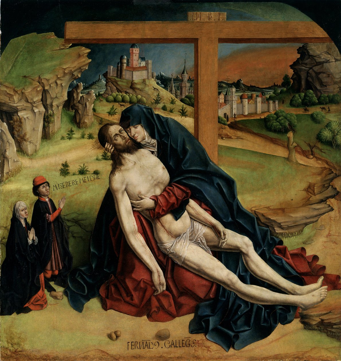 Pietà door Fernando Gallego