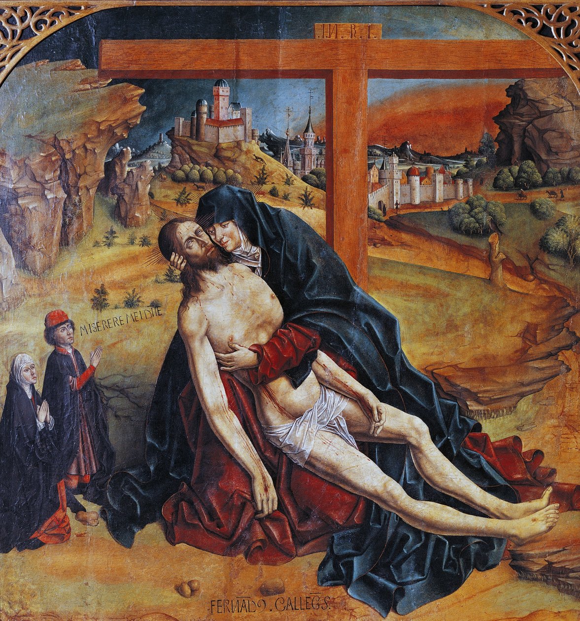 De Pietà door Fernando Gallego