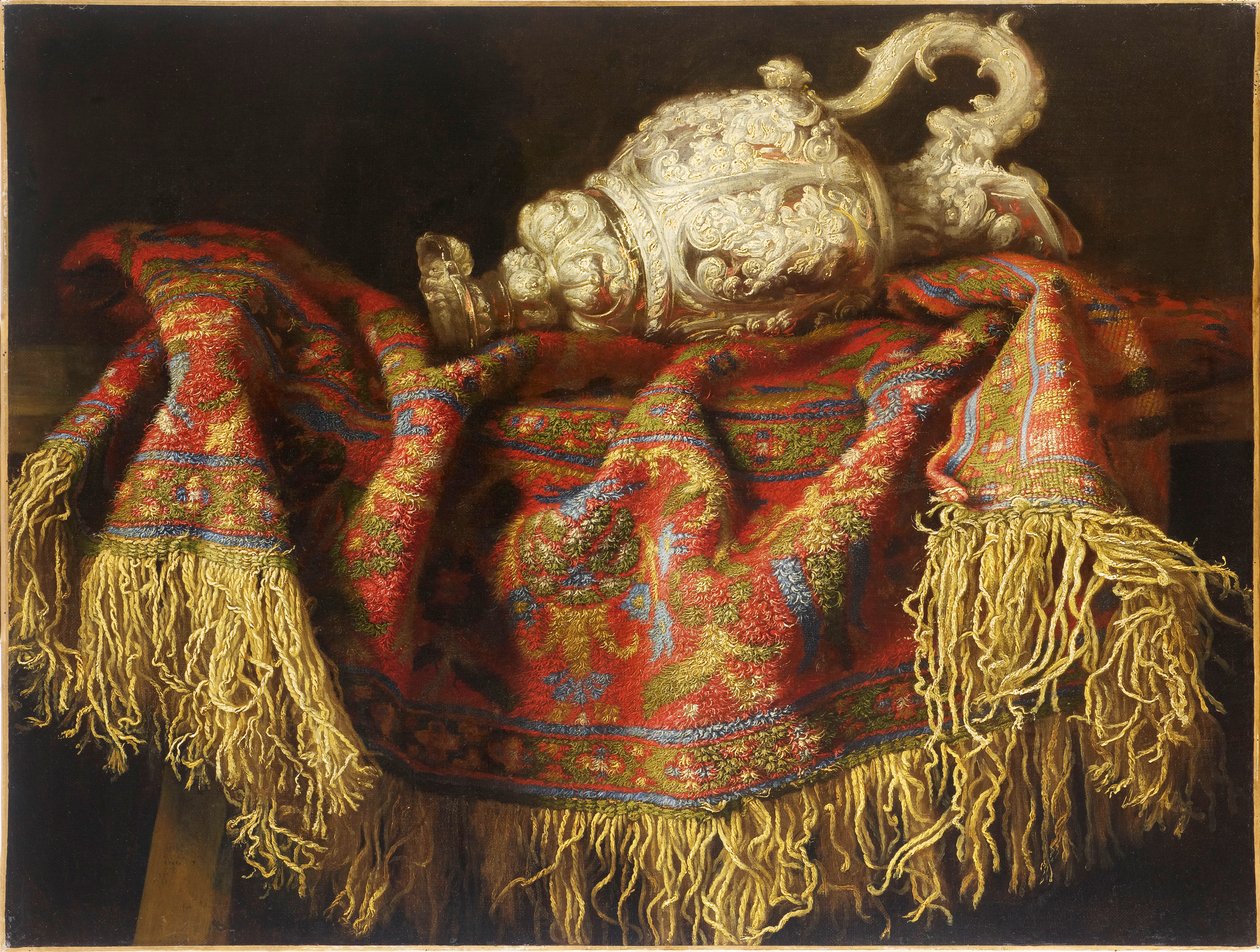 Stilleven met een tapijt, ca. 1640 door Fieravino
