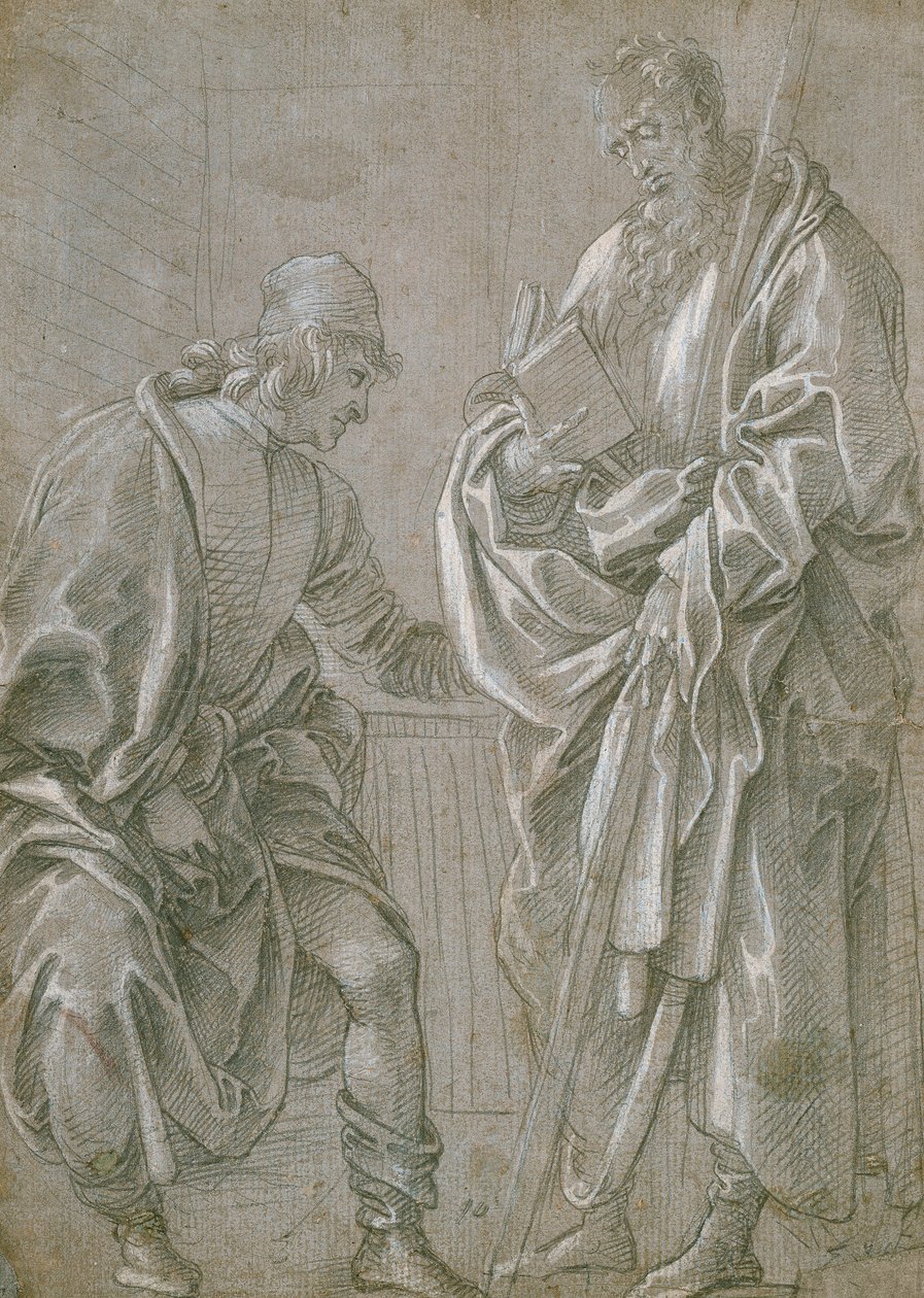 Apostel en jeugd door Filippino Lippi