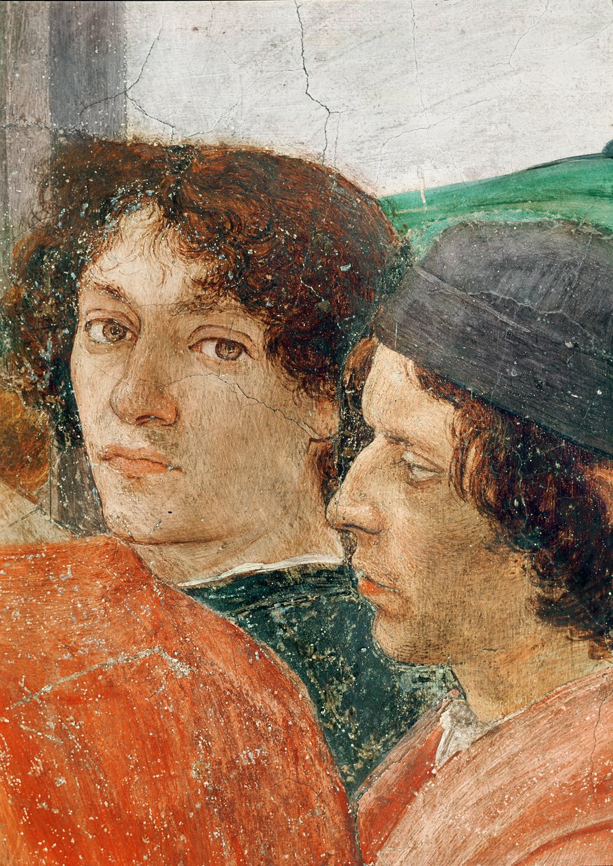 De kruisiging van St. Peter (detail) door Filippino Lippi