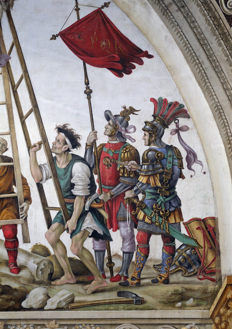 Martelaarschap van St. Philippus, zuidmuur van de Strozzi-kapel, ca. 1497-1502 (fresco) (detail) door Filippino Lippi