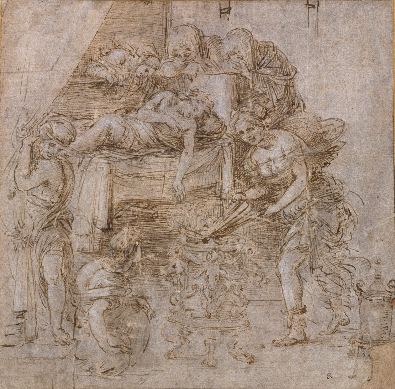 De dood van Meleager, ca. 1490s door Filippino Lippi