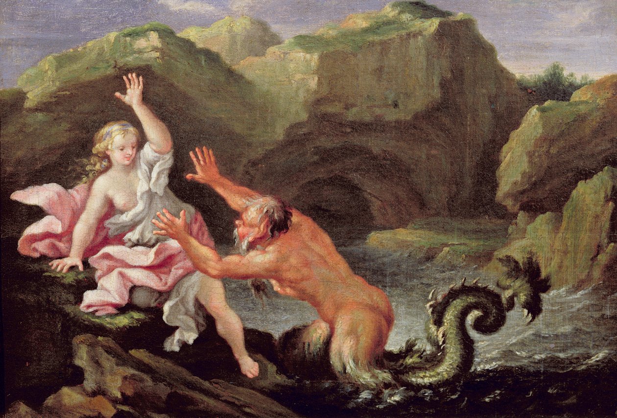 Glaucus en Scylla door Filippo Lauri