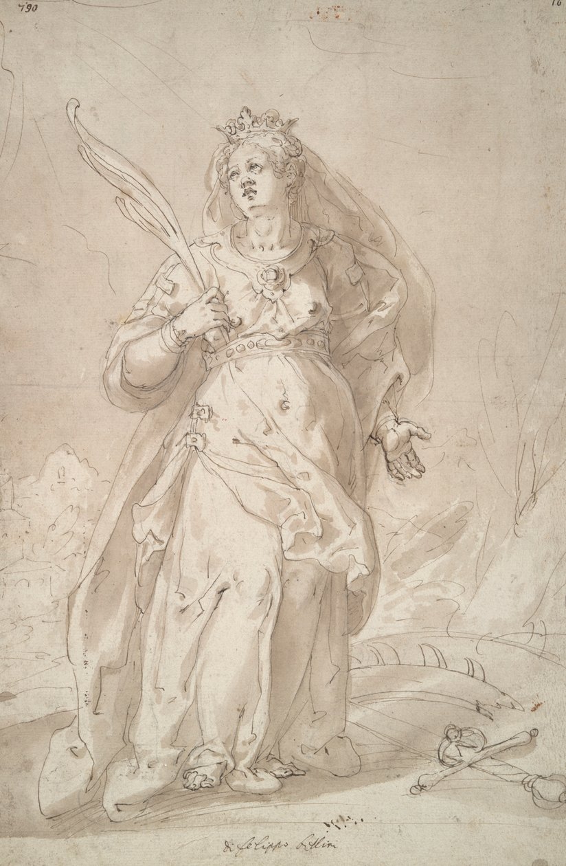 Sint-Catharina van Alexandrië door Filippo Bellini