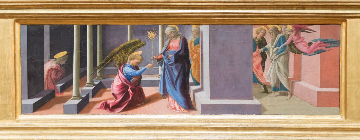 Aankondiging van de dood van de Maagd door Filippo Lippi