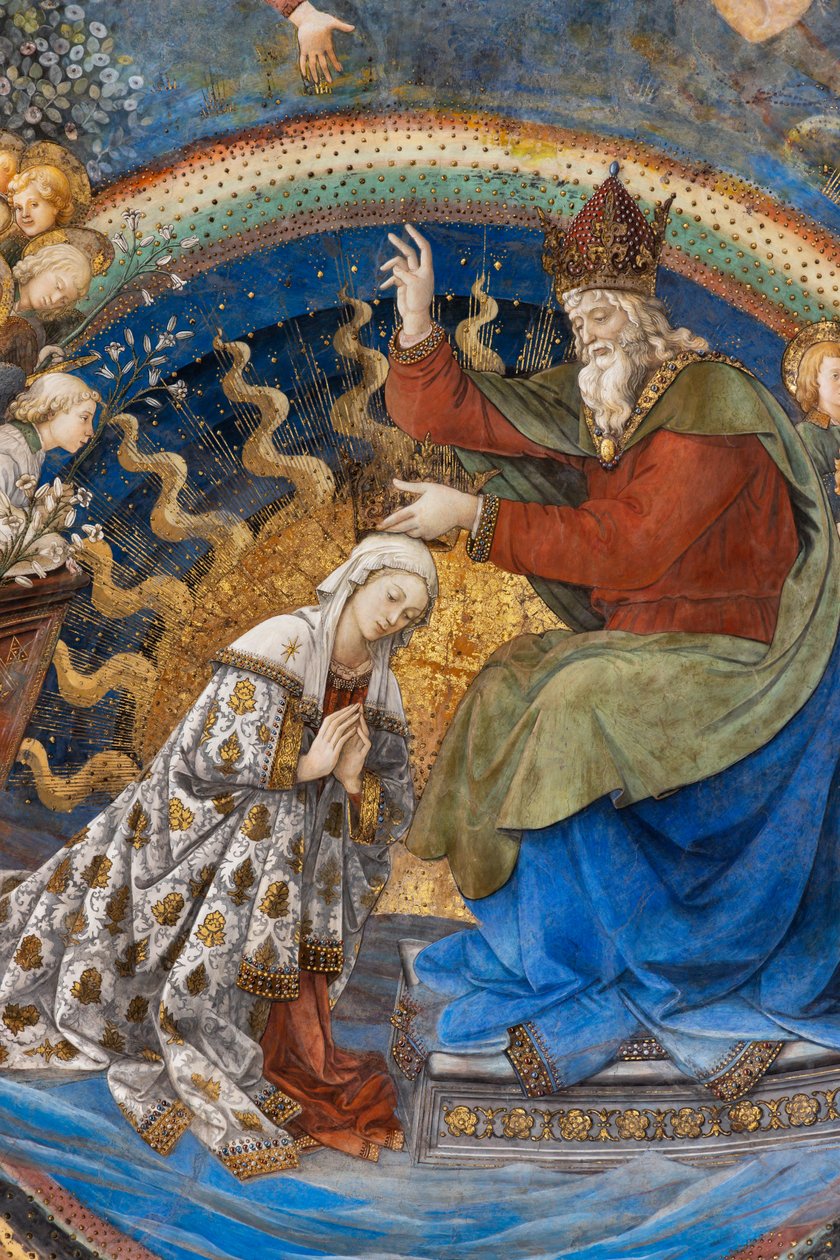 Kroning van Maria, detail door Filippo Lippi