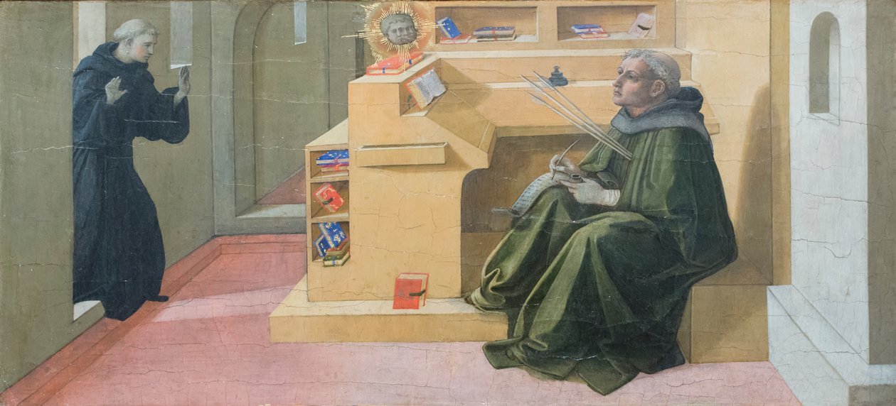 De visie van Sint-Augustinus op de Drie-eenheid door Filippo Lippi