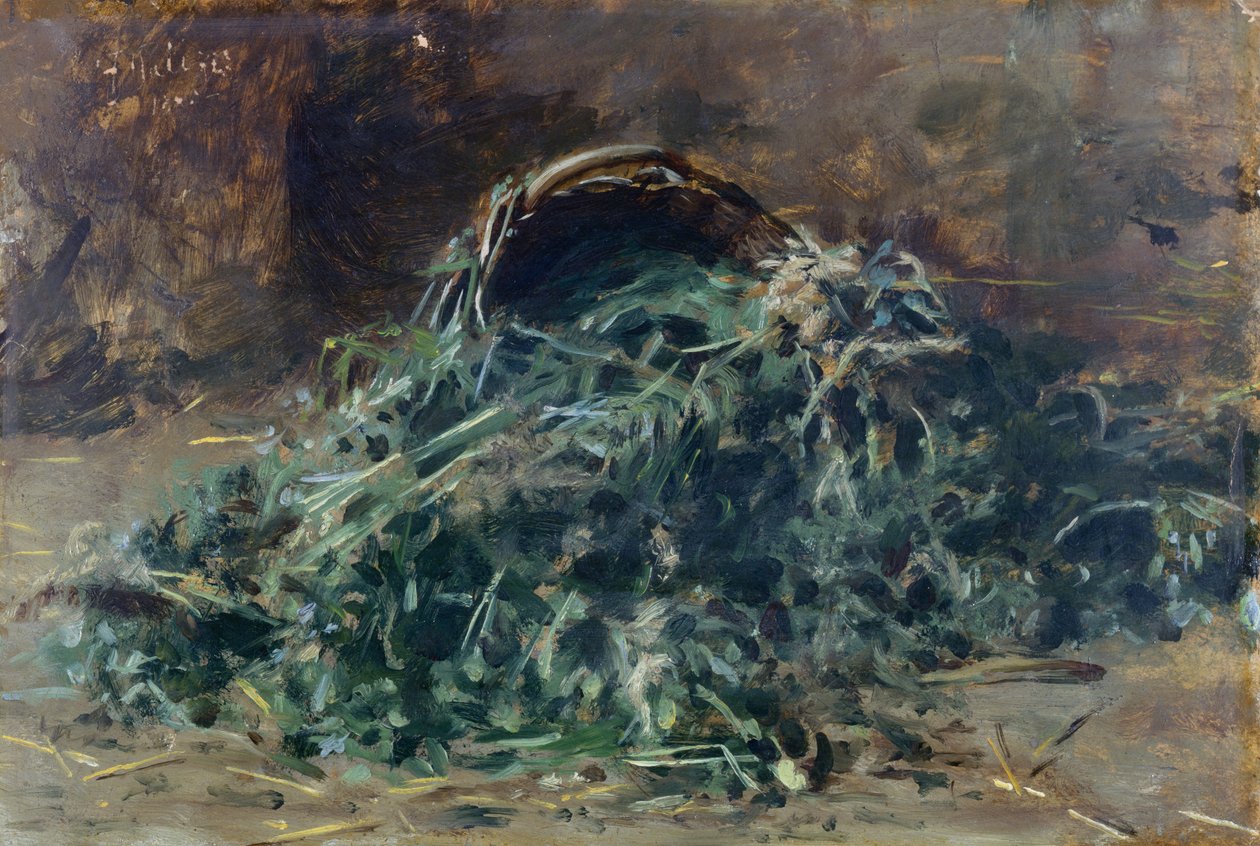 Groentemand door Filippo Palizzi