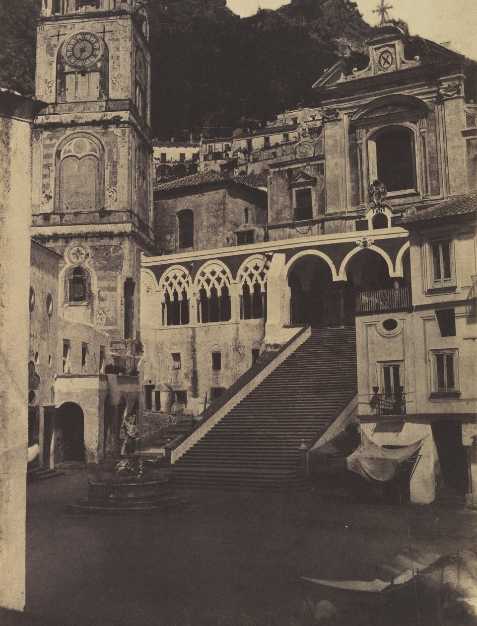 Amalfi, Kathedraal door Firmin Eugène Le Dien