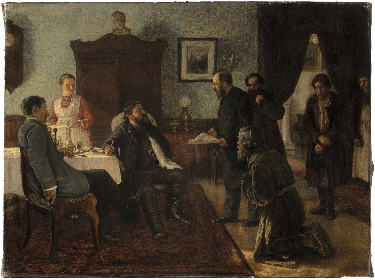 Aanvragers, 1888 door Firs Sergeevich Zhuravlev