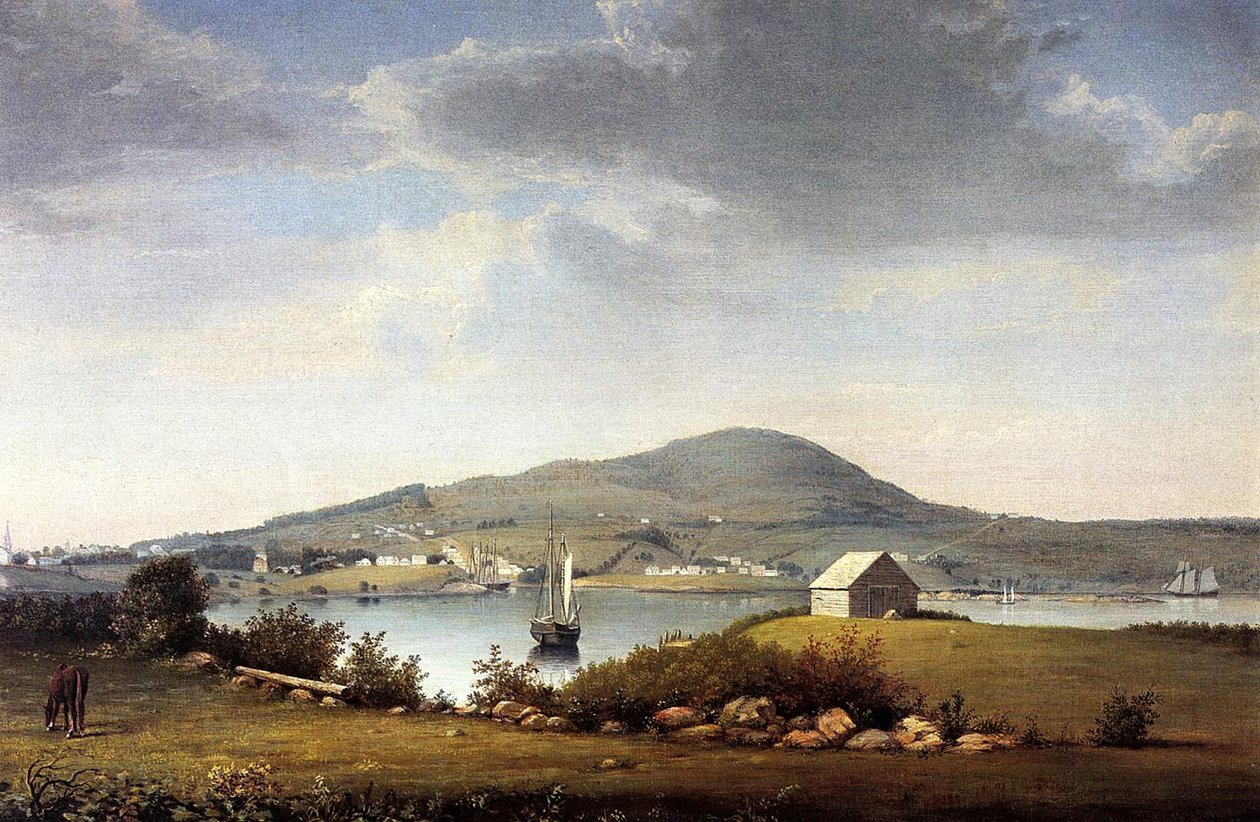Blue Hill, Maine, VS door Fitz Henry Lane