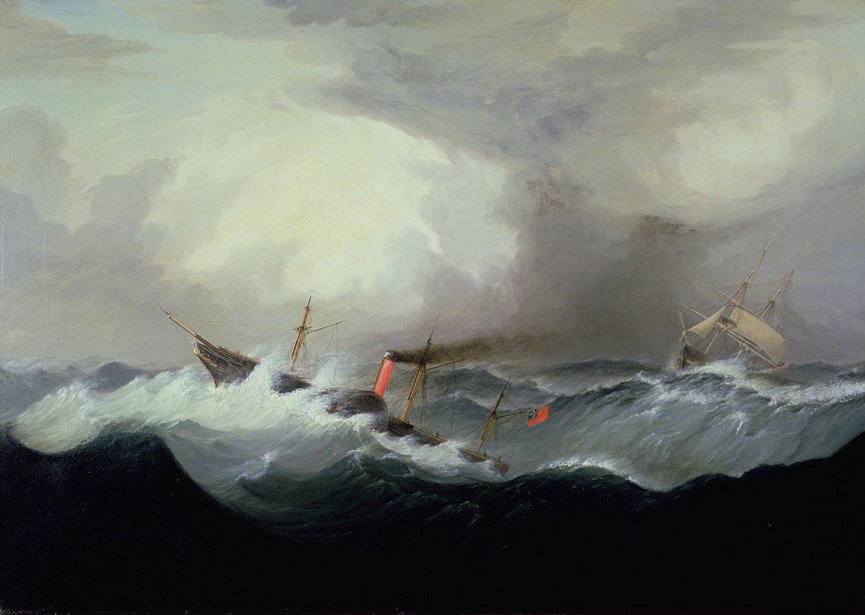 S.S. Verenigd Koninkrijk door Fitz Henry Lane