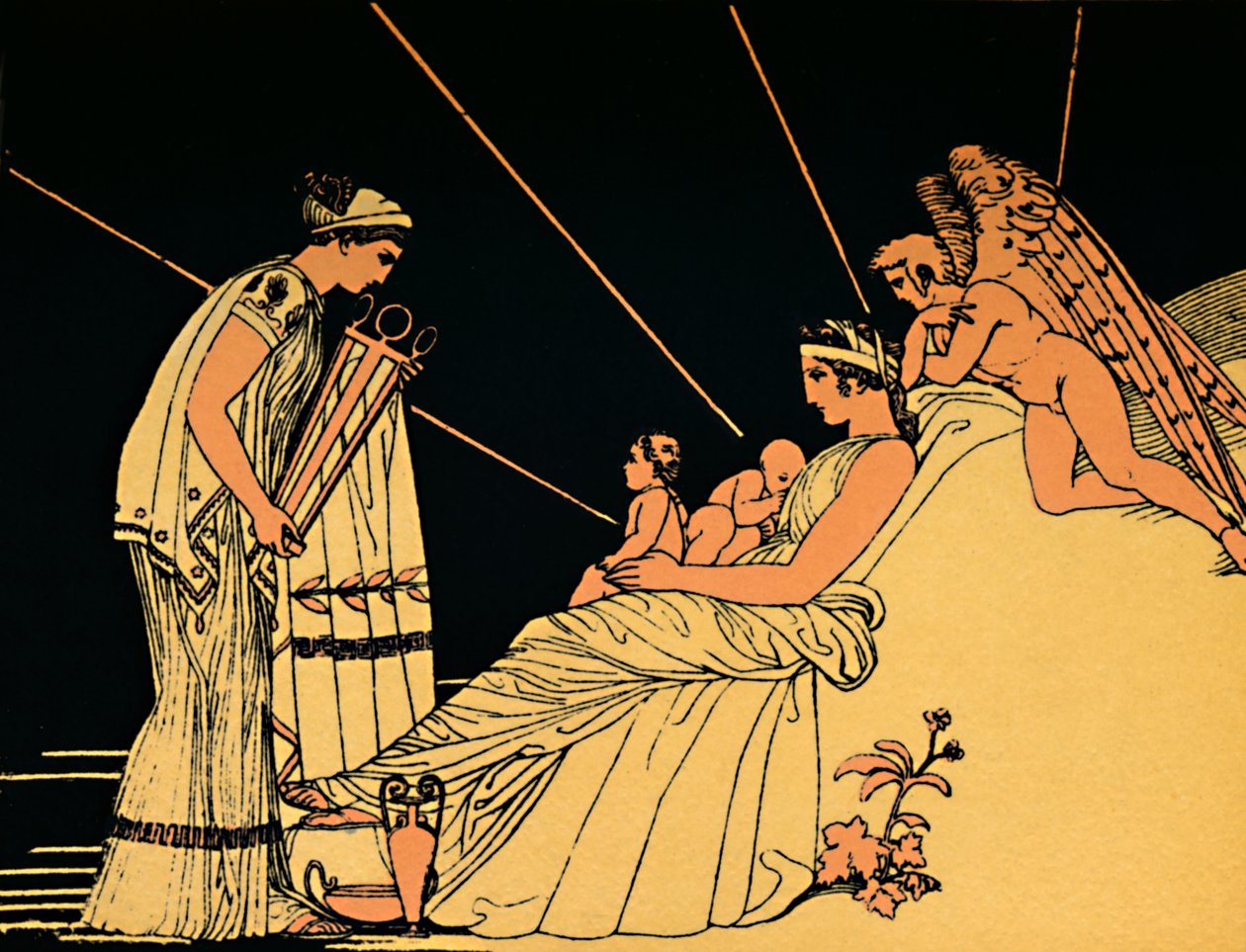 De verjaardagscadeaus van Phoebus door Flaxman