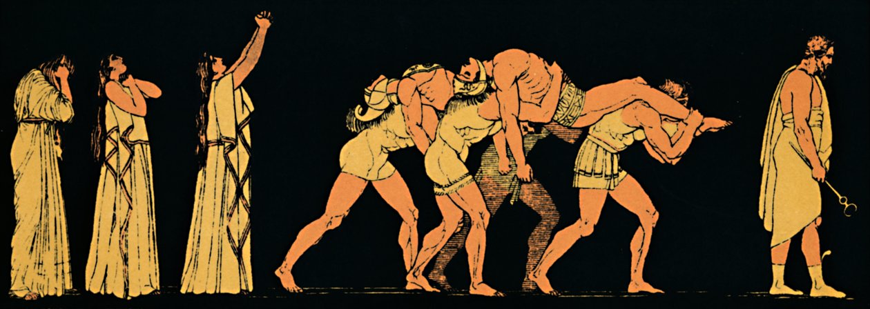 De Dode Broers, 1880 door Flaxman