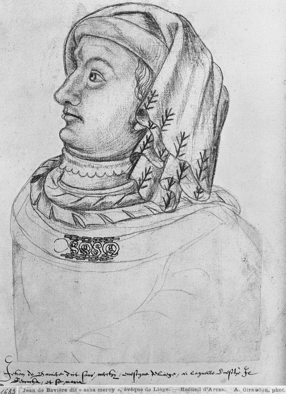 Ms 266 fol.30 Jan III de Meedogenloze, Hertog van Beieren-Straubing, uit 