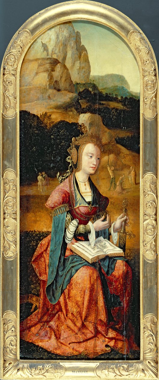 St. Catharina van Alexandrië, begin 16e eeuw door Flemish School