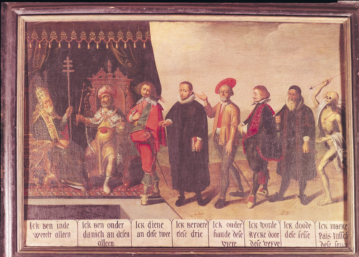De Paus en de Dood door Flemish School