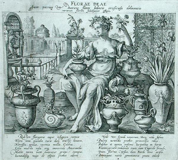 Flora door Flemish School