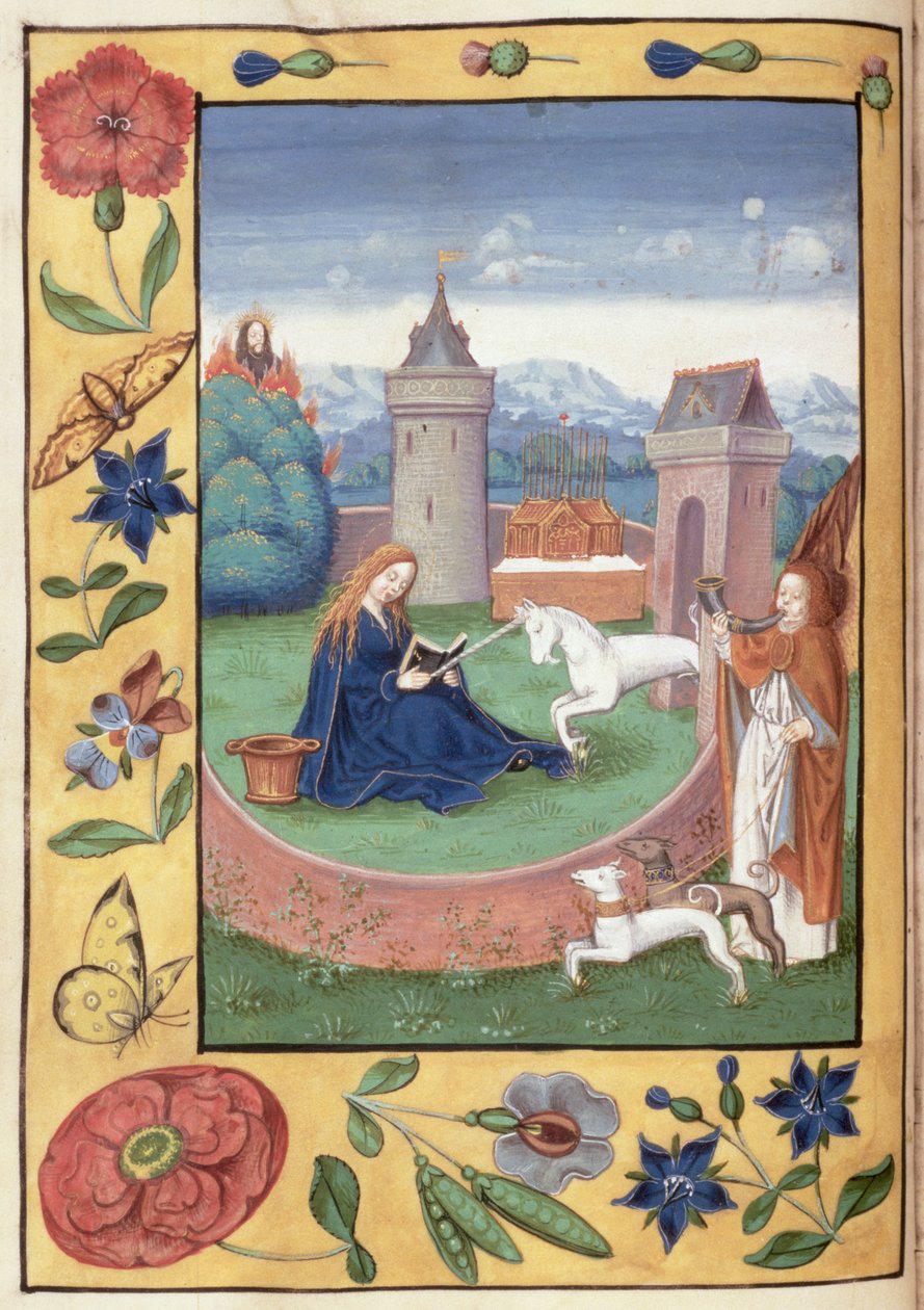 Annunciatie, c.1526 door Flemish School