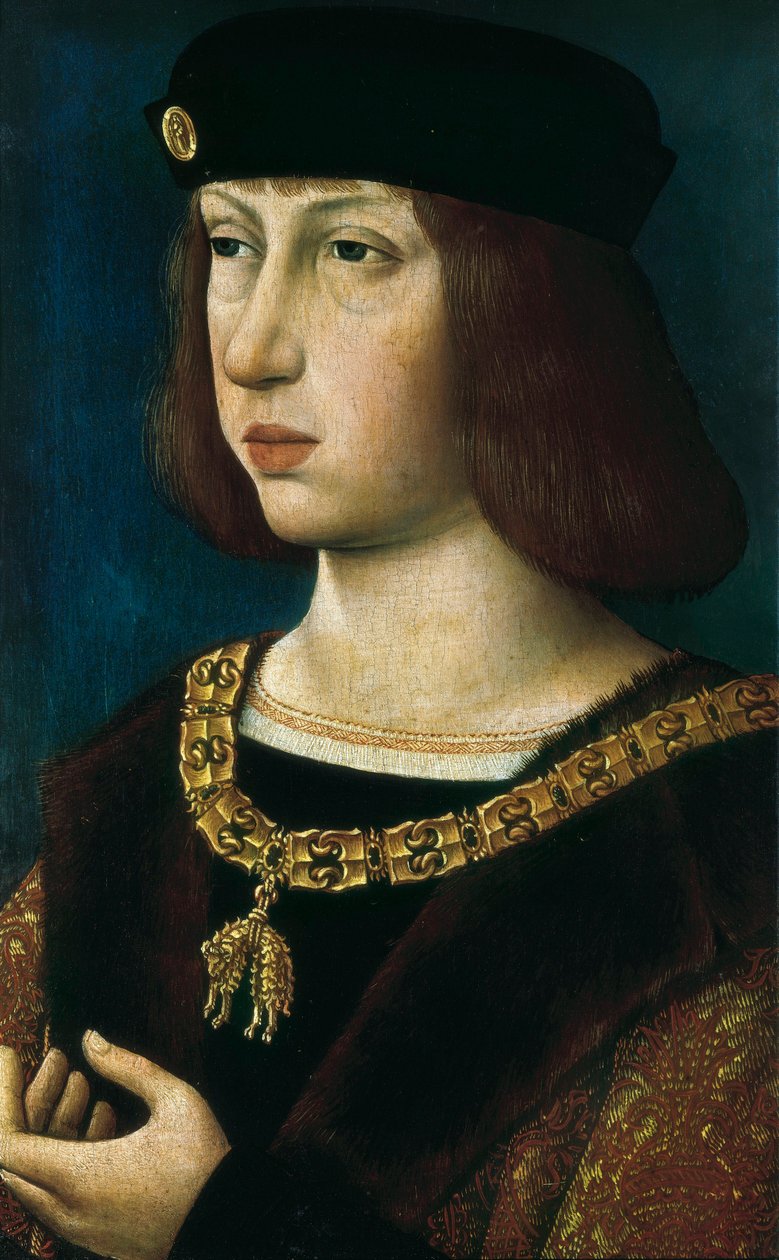 Portret van Filips I van Castilië door Flemish School