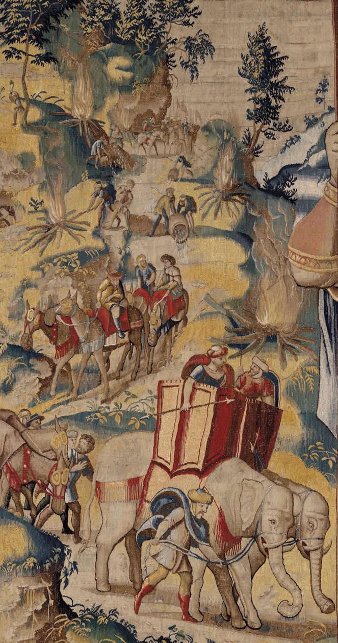 De geschiedenis van Hannibal, c.1570 door Flemish School