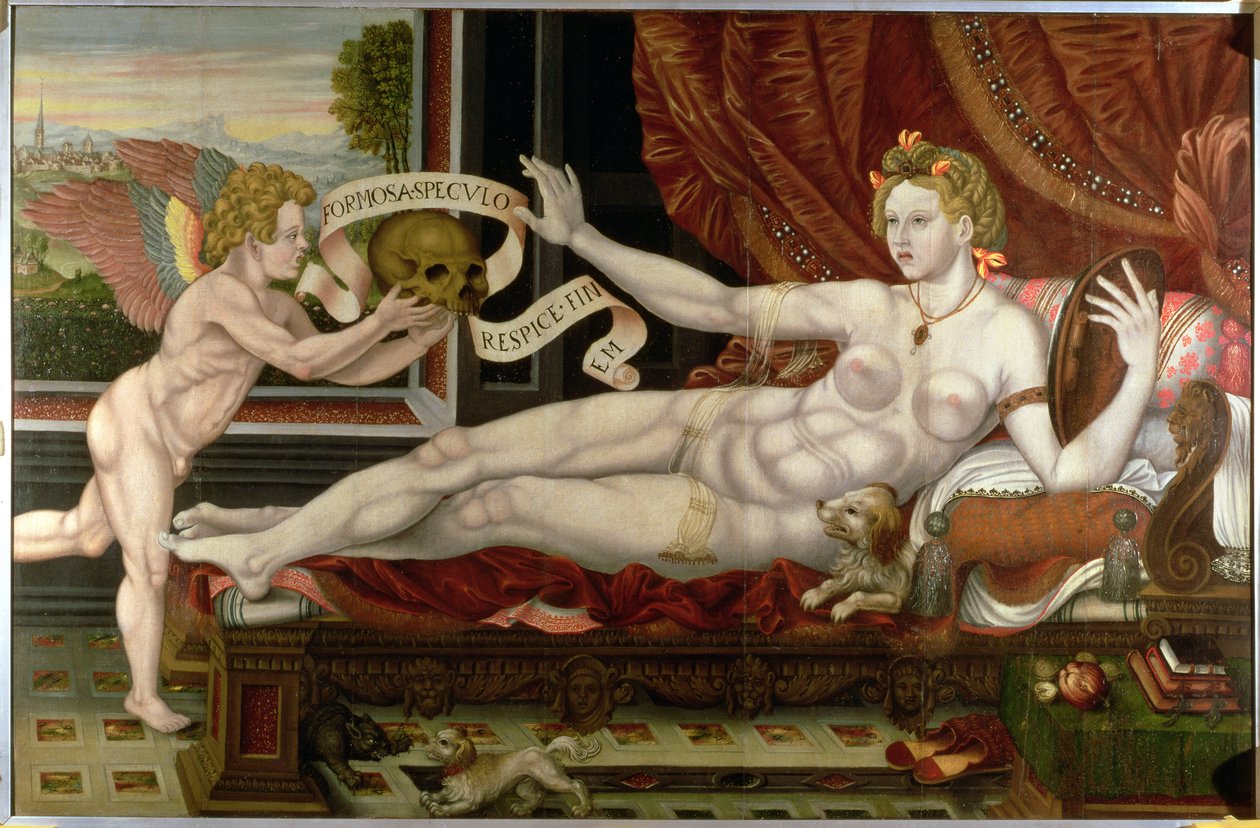 Vanitas door Flemish School