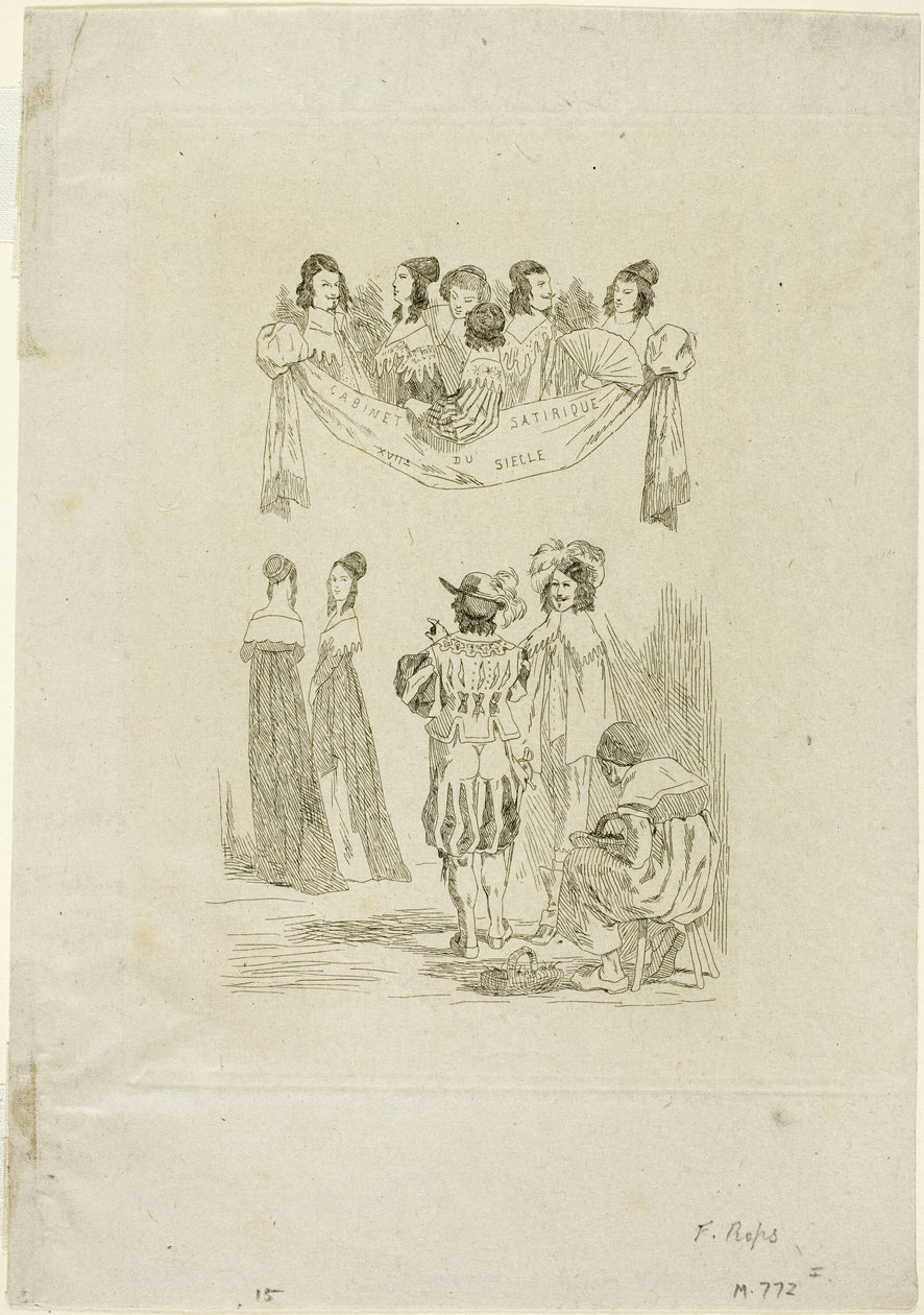 Le cabinet satyrique door Félicien Rops