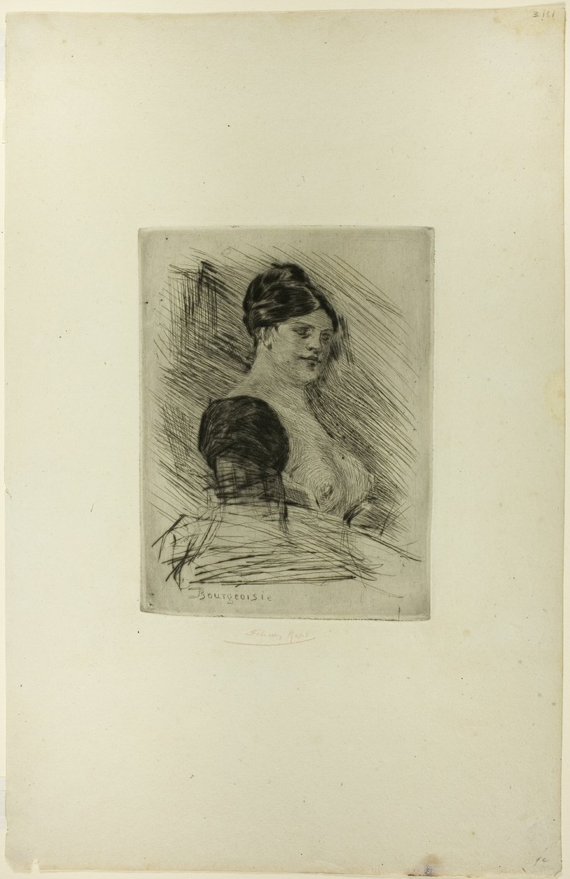 Middenklasse door Félicien Rops