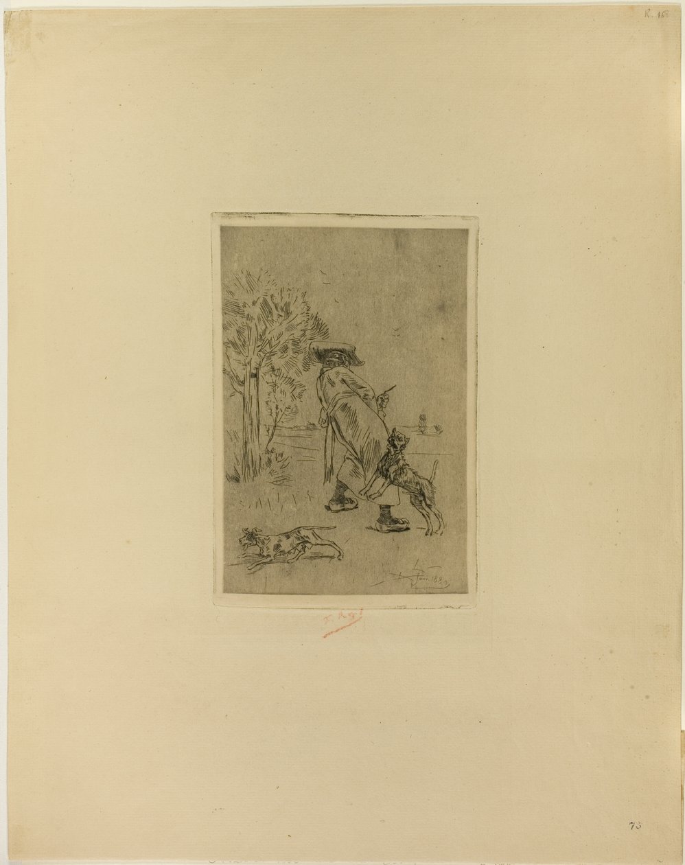Thee Drinken door Félicien Rops