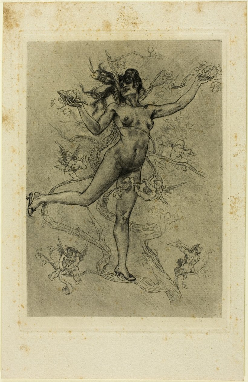 Het druivenblad door Félicien Rops