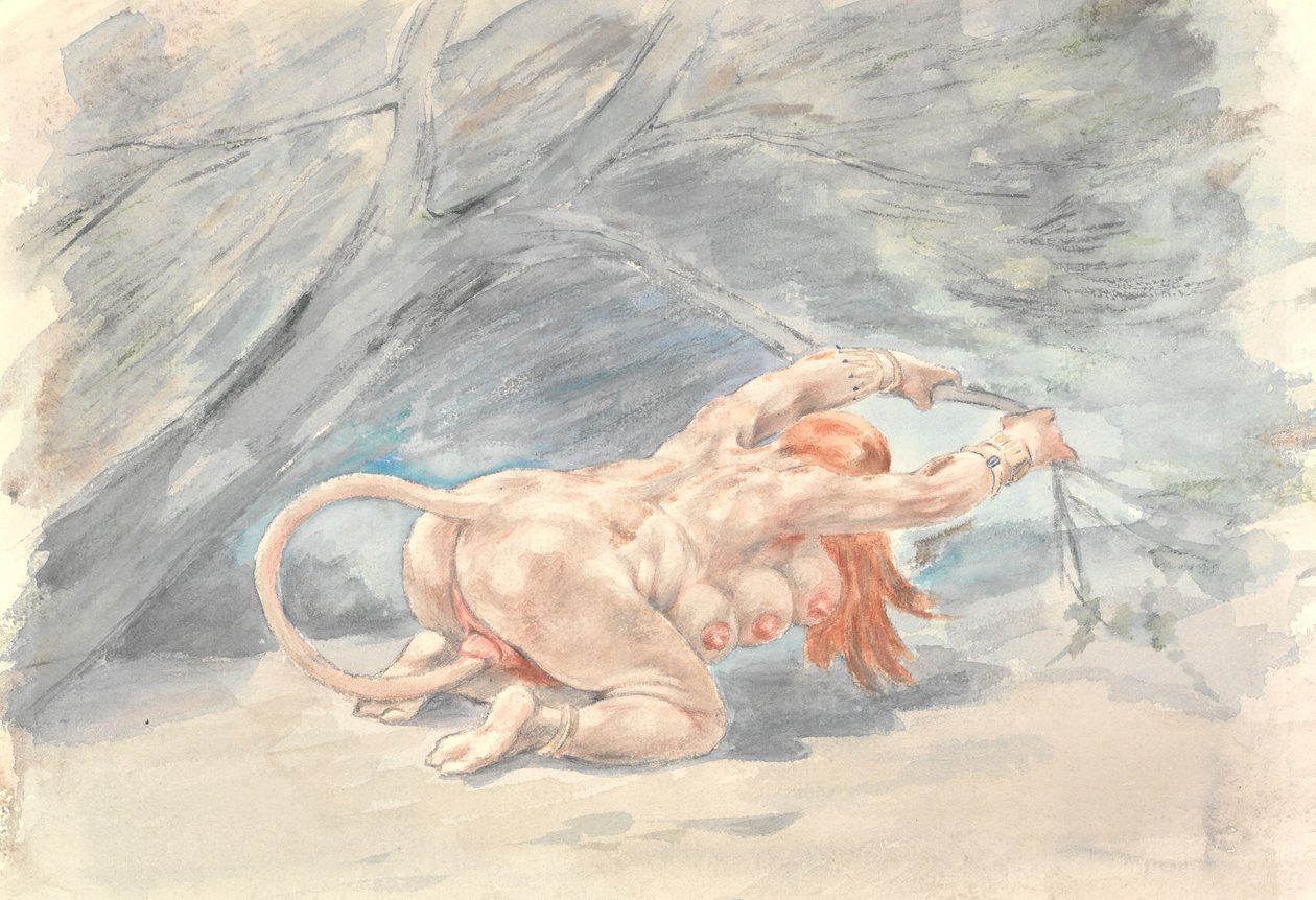 Ongetiteld door Félicien Rops