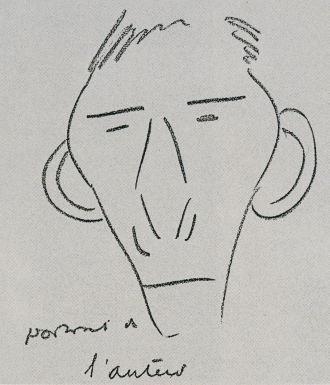 Zelfportret door Félix Fénéon