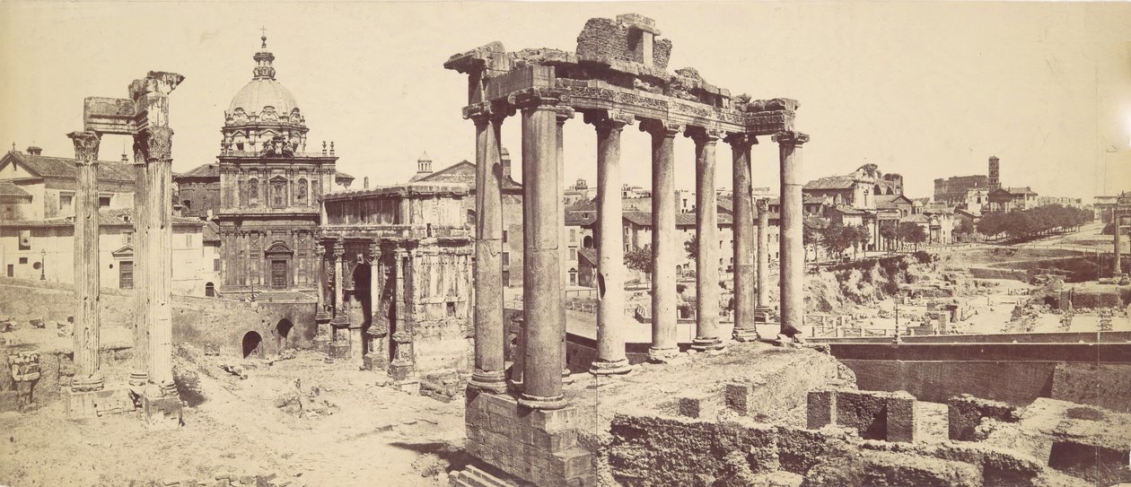 [Het Forum Romanum], ca. 1870s door Félix Bonfils