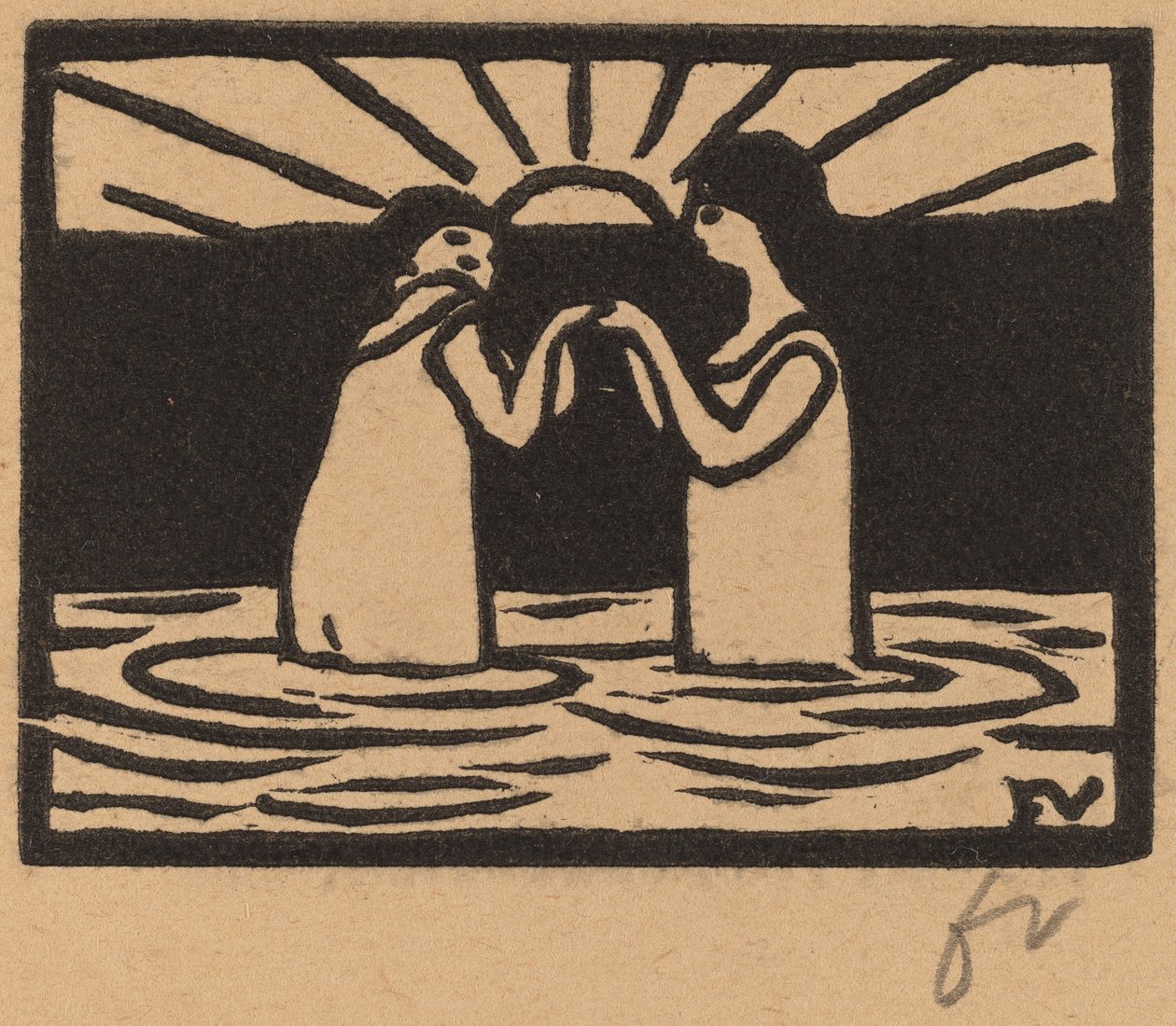 Spelen in de Zon door Félix Vallotton