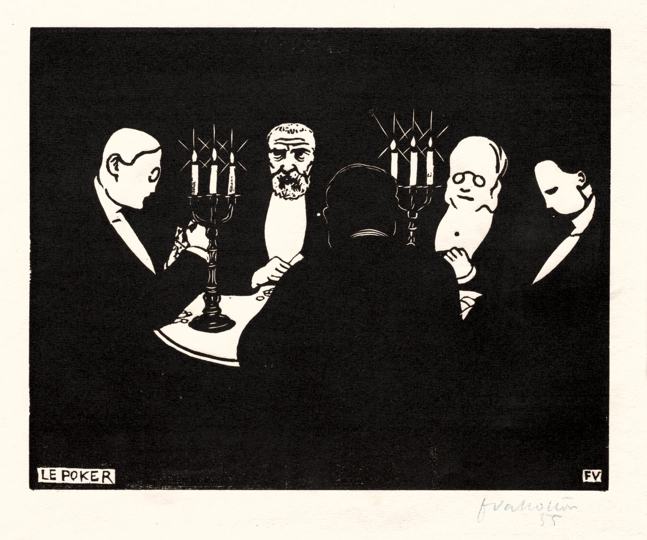 Poker door Félix Vallotton