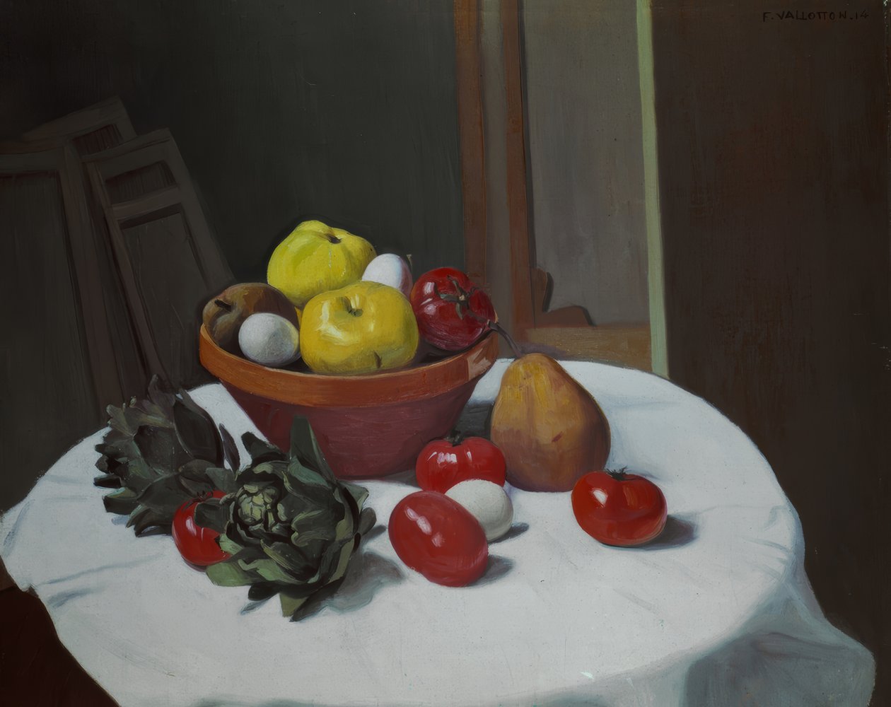 Stilleven (tomaten) door Félix Vallotton