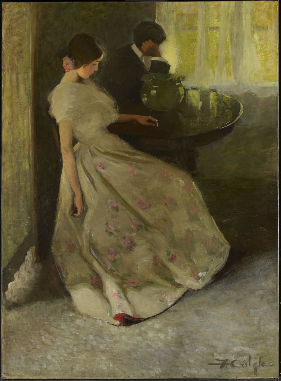 De ruzie, ca. 1902 door Florence Carlyle