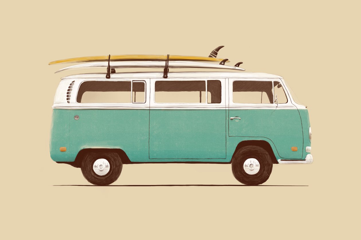 Blauwe Bus door Florent Bodart