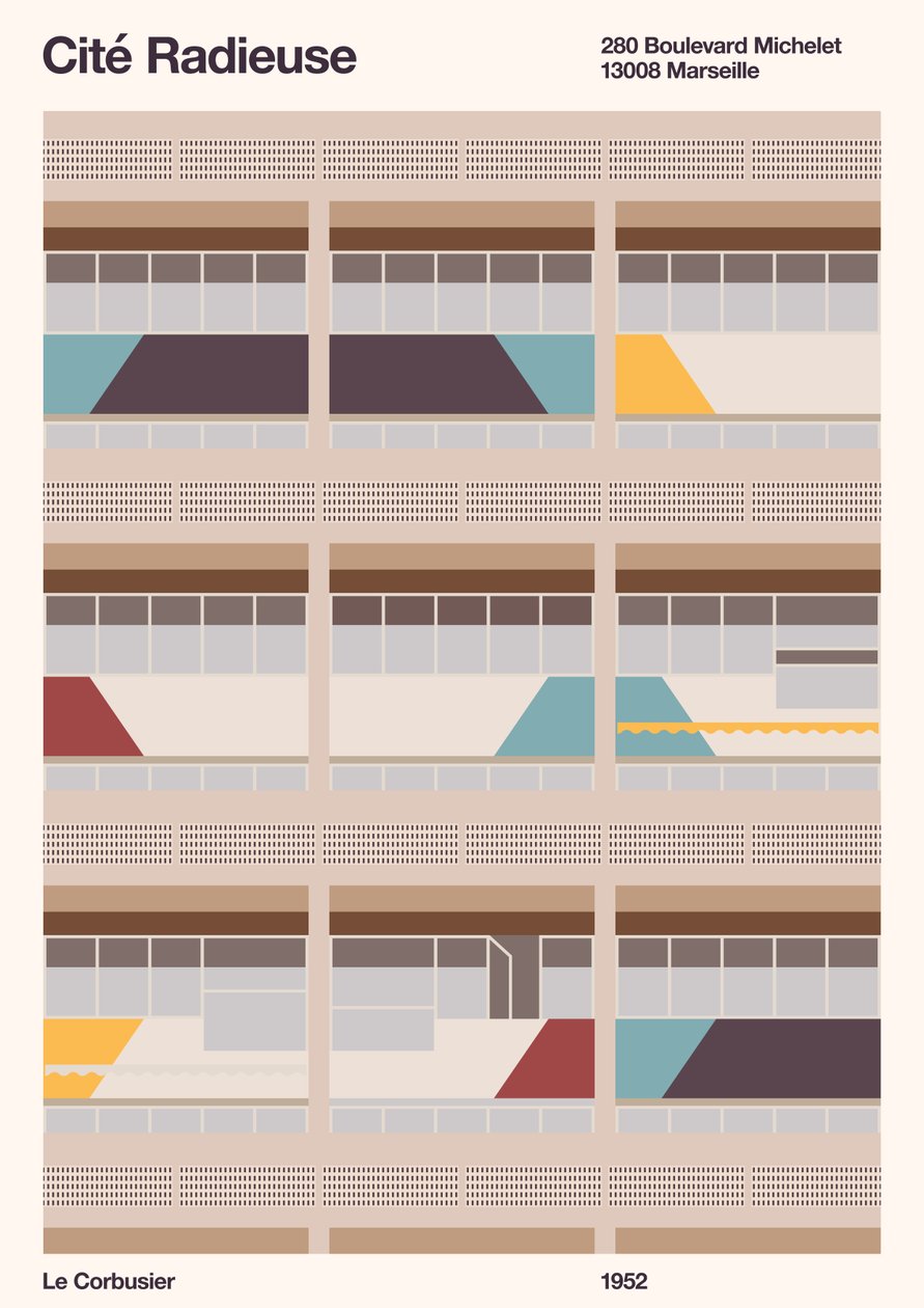 Cité Radieuse door Florent Bodart