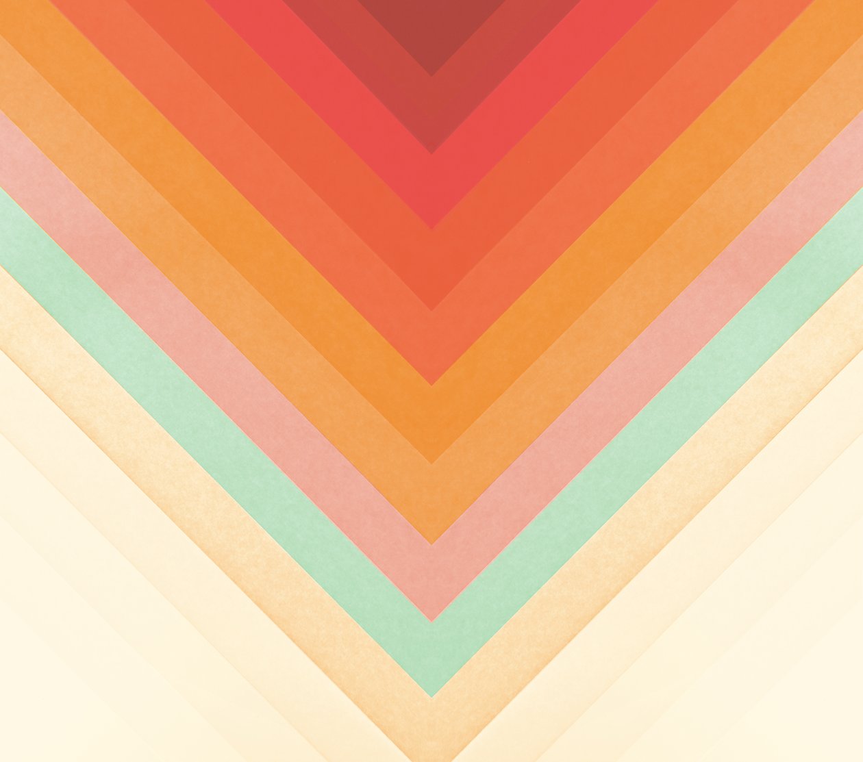 Regenboog Chevron door Florent Bodart
