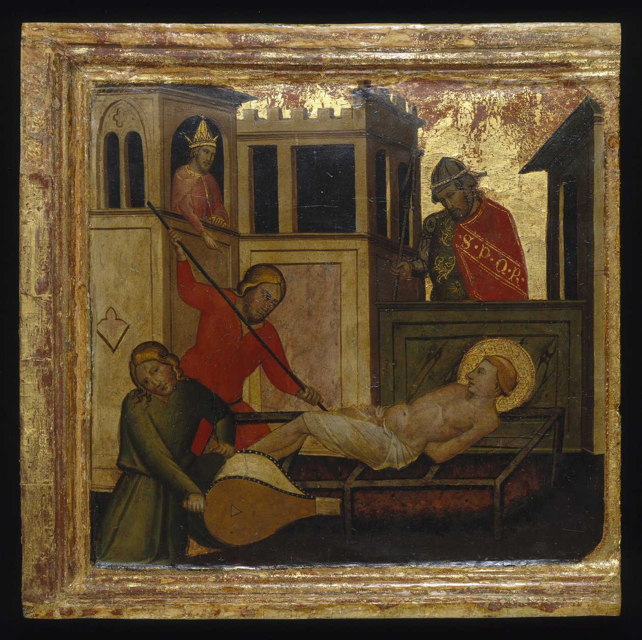 Het martelaarschap van Sint Laurentius door Florentine Lorenzo di Niccolò