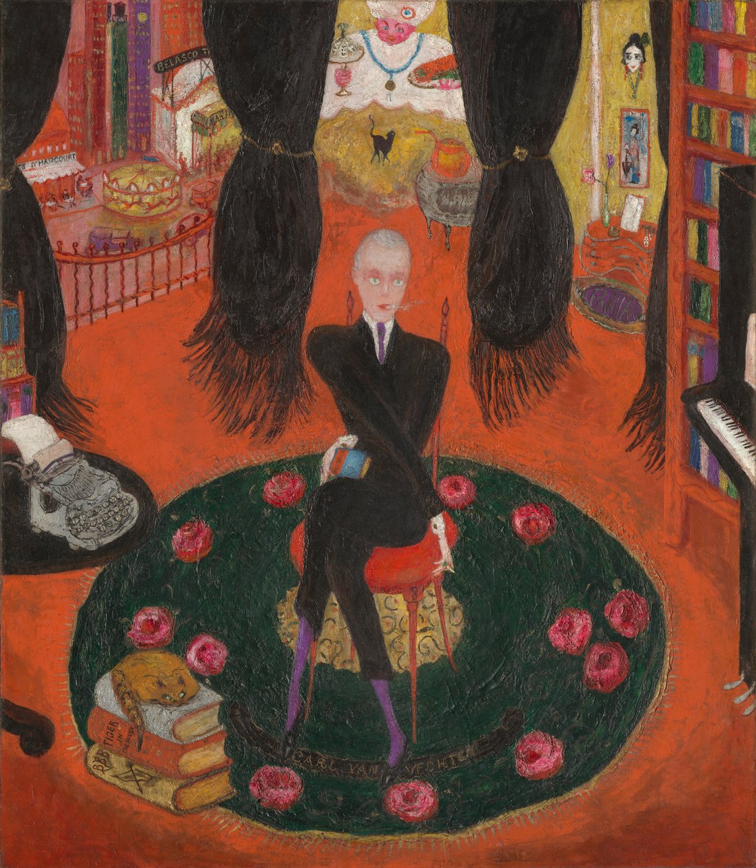 Carl Van Vechten (1880) door Florine Stettheimer