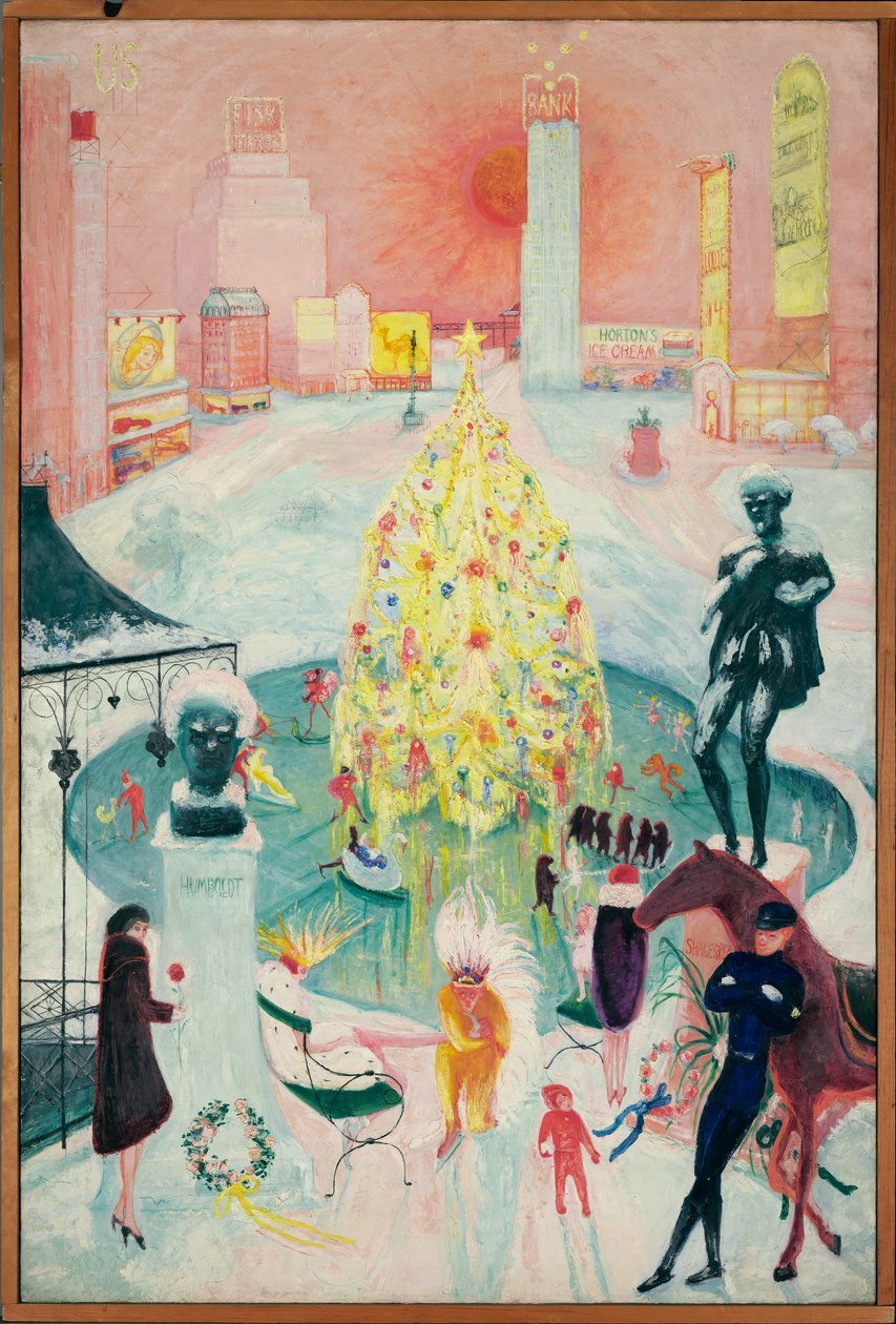 Kerstmis, c.1930-40 door Florine Stettheimer