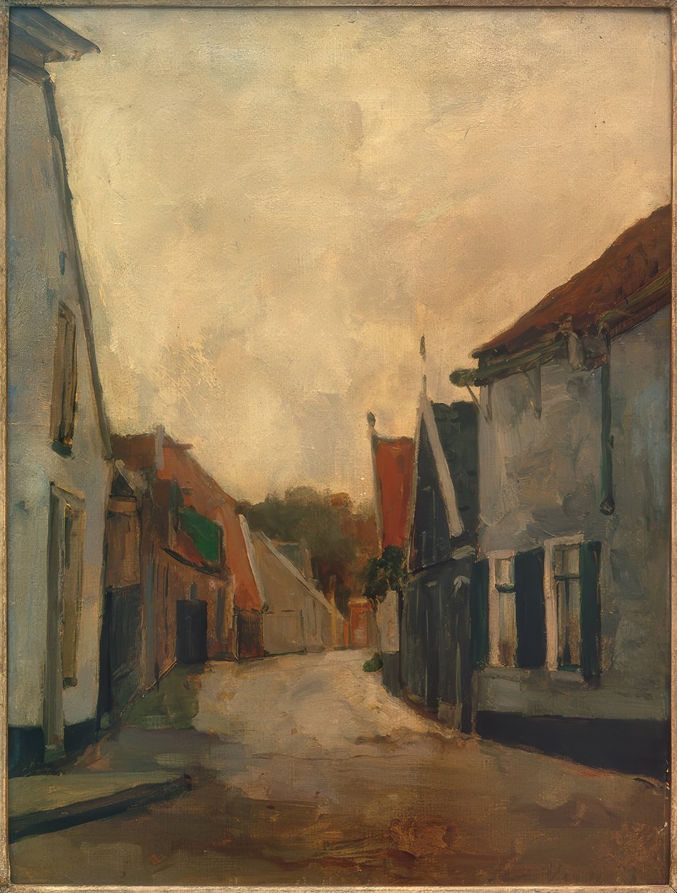 Straat op Texel door Floris Verster