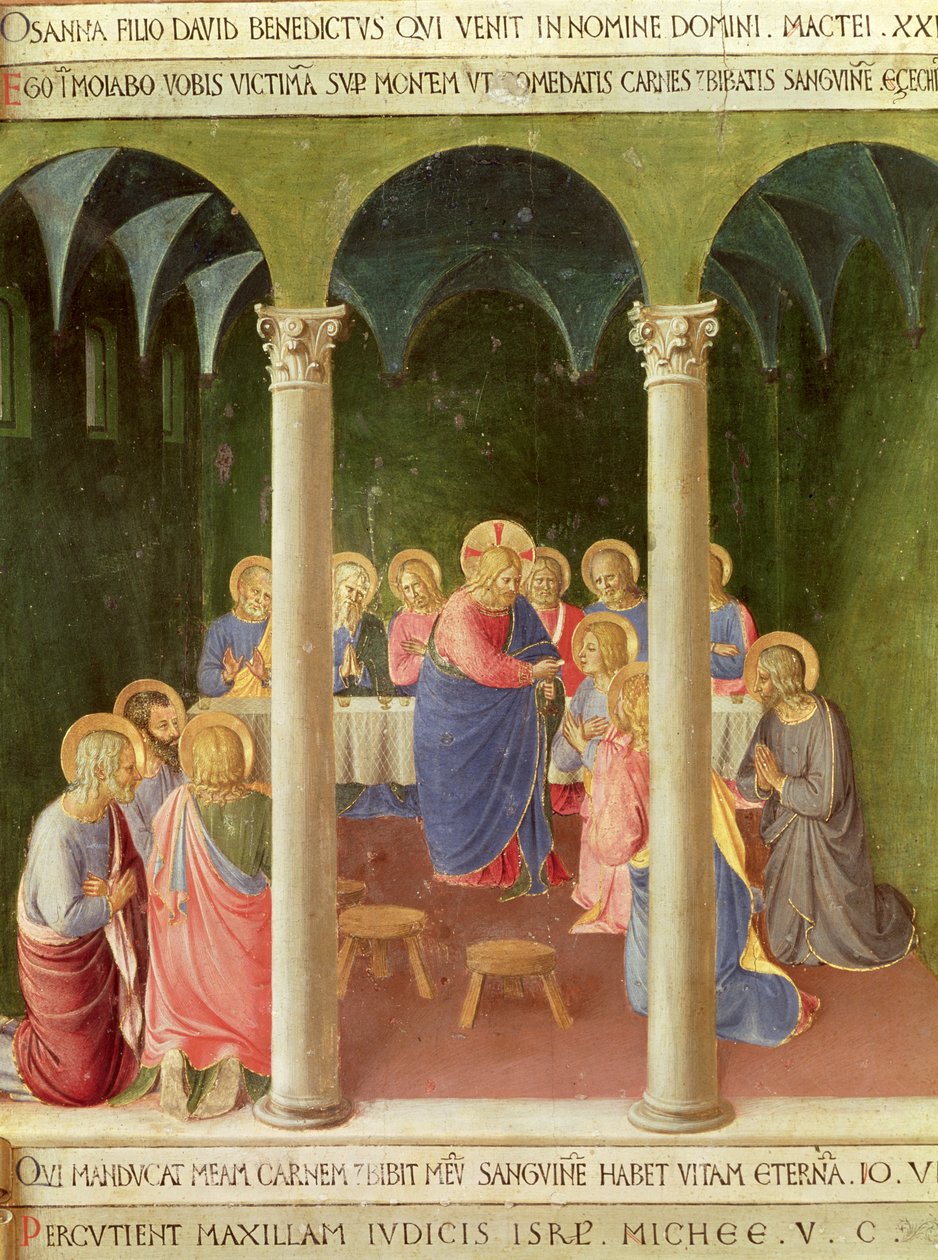 Communie van de Apostelen, 1451-53 door Fra Angelico