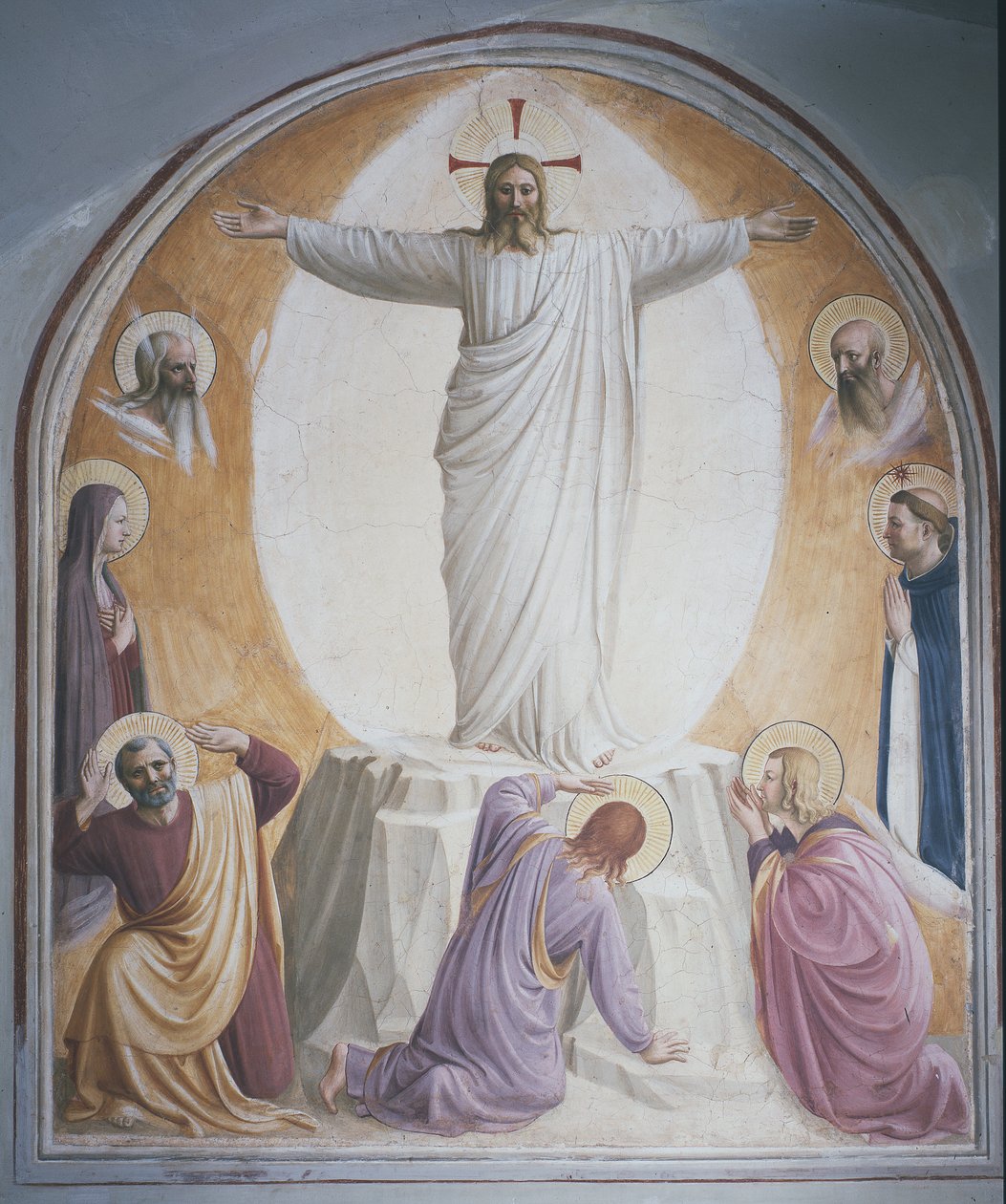 De transfiguratie door Fra  Angelico